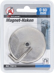 Gancho magnético | redondo | Ø 60 mm | 10 kg 