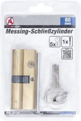 Messing-låsecylinder | 80 mm 