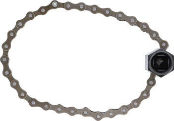 Universal Oil Filter Chain Wrench | 12.5 mm (1/2") Drive | Ø 100 mm 