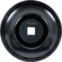 Clé à filtres cloches | 15 pans | Ø 74 - 76 mm | pour Audi, Ford, Mercedes-Benz, Opel, VW 
