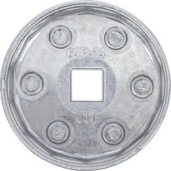Chave para filtro de óleo | 14 lados | Ø 64 mm | para Daihatsu, Fiat, Nissan, Toyota 