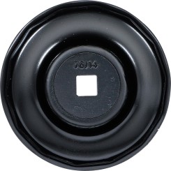 Chave para filtro de óleo | 14 lados | Ø 76 mm | para VW, Porsche, Mercedes-Benz, BMW, Audi, Opel 