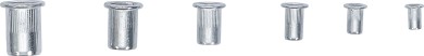 Asortiman zakovica s maticom | aluminij | 150-dijelni 