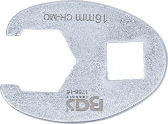 Plochý otevřený klíč | 10 mm (3/8") | 16 mm 