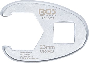 Plochý otevřený klíč | 12,5 mm (1/2") | 23 mm 