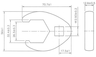 Prosječeni ključ | 12,5 mm (1/2") | 32 mm 