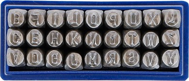 Poansoane alfabet | 3 mm 