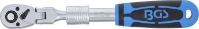 Reversible Ratchet, extendable, bendable | 6.3 mm (1/4") | 210 - 250 mm 