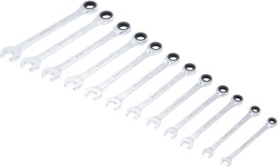 Set zapornih okasto-viljuškastih ključeva | 8 - 19 mm | 12 kom. 