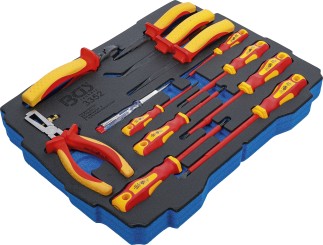 Foam Tray for BGS BOXSYS1 & 2: VDE Pliers / Screwdriver Set | 13 pcs. 