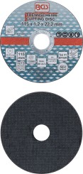 Discos de corte para aço inoxidável | Ø 115 x 1,0 x 22,2 mm | 5 peças 