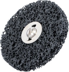 Disc abraziv de şlefuire | negru | Ø 100 mm | Gaură de prindere 8 mm 