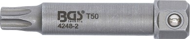 Special Bit for Dismantling Belt Wheels on Alternators | T-Star (for Torx) M50 x 64 mm 