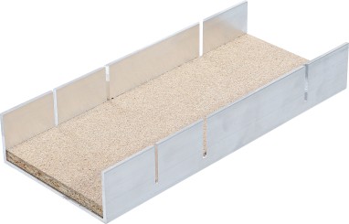 Caja de ingletes de aluminio | 245 x 105 x 40 mm 