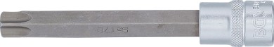 Bittop | længde 140 mm | 12,5 mm (1/2") | T-profil (til Torx) T70 