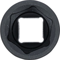 Impact Socket, Hexagon | 12.5 mm (1/2") Drive | 22 mm 