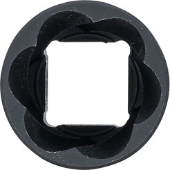 Nástrčná hlavice se spirálovým profilem / šroubovák| 12,5 mm (1/2") | 19 mm 