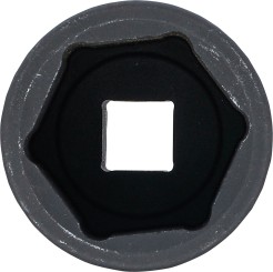 Kraftig topnøgletop sekskant, dyb | 20 mm (3/4") | 50 mm 