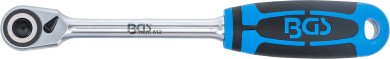 Prebaciv ustavljački ključ | fino ozubljen | vanjski četverokut 12,5 mm (1/2") 