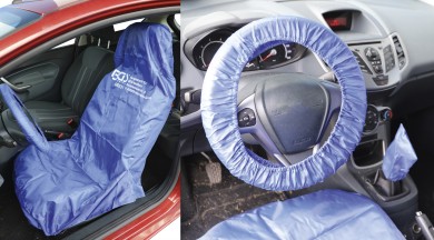 Protective seat and steering wheel cover | universal | polyester 
