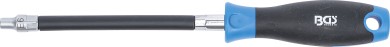 Chave de fendas flexível com cabo redondo | Perfil em E E6 | Comprimento da lâmina 150 mm 