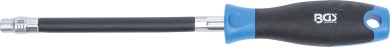 Flexibele schroevendraaier met rond handvat | E-profiel E8 | bladlengte 150 mm 