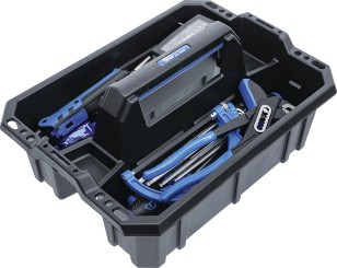 Kovčeg za nošenje alata | plastični | uključujući asortiman alata | 66-dijelni 