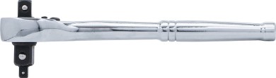 Cricchetto reversibile | Acciaio massiccio | dentatura fine | 3-in-1 | 6,3 mm (1/4") / 10 mm (3/8") / 12,5 mm (1/2") 