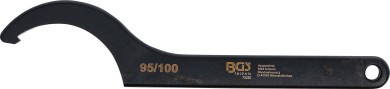 Llave de gancho con punta | 95 - 100 mm 