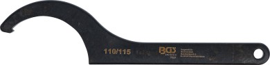 Llave de gancho con punta | 110 - 115 mm 