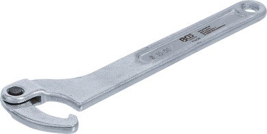 Przegubowy klucz hakowy z noskiem | 35 - 50 mm 