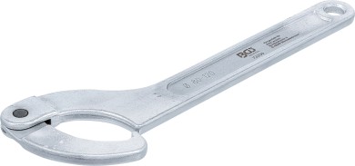 Przegubowy klucz hakowy z noskiem | 80 - 120 mm 