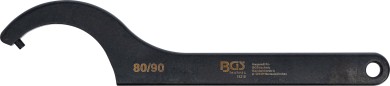 Klucz hakowy z trzpieniem | 80 - 90 mm 