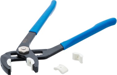 Pinza regolabile / Pinza per connettori | con denti ricoperti in plastica | 250 mm 
