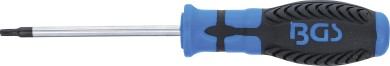 Skruvmejsel | T-Profil (för Torx) med borrning T15 | Klinglängd 80 mm 