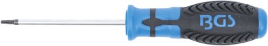 Skruvmejsel | T-Profil (för Torx) med borrning T8 | Klinglängd 80 mm 
