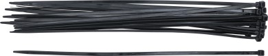 Set coliere pentru cablu | negru | 7,6 x 500 mm | 20 piese 
