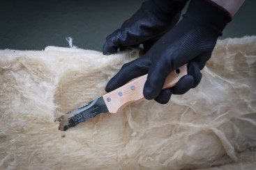 Nož za skidanje izolacije | 420 mm | Drvena ručka 