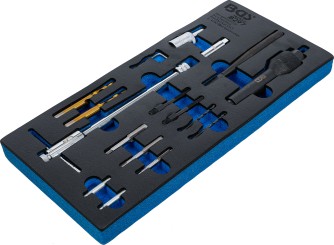 Tool Tray 1/3: Glow Plug Removal and Thread Repair Set | M8, M10 | 17 pcs. 