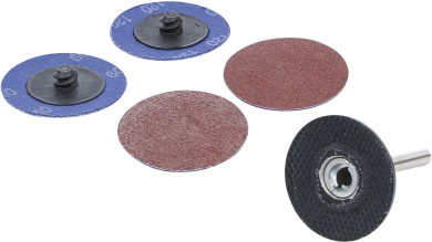 Juego de discos abrasivos / platos de lijadora | Ø 50 mm 
