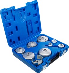 Conjunto de chaves para filtro de óleo | Ø 27 - 88,8 mm | 9 peças 