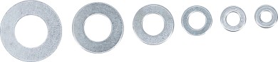 Assortimento rondelle | Ø 4 - 12 mm (diametro interno) | 130 pz. 