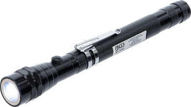 Extendable LED Flashlight with Magnetic Pick Up Tool | "2-IN-1" 