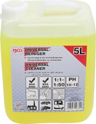 Detergente universal | 5 l | para equipamento de limpeza a alta pressão e dispositivo de limpeza ultrassónico 